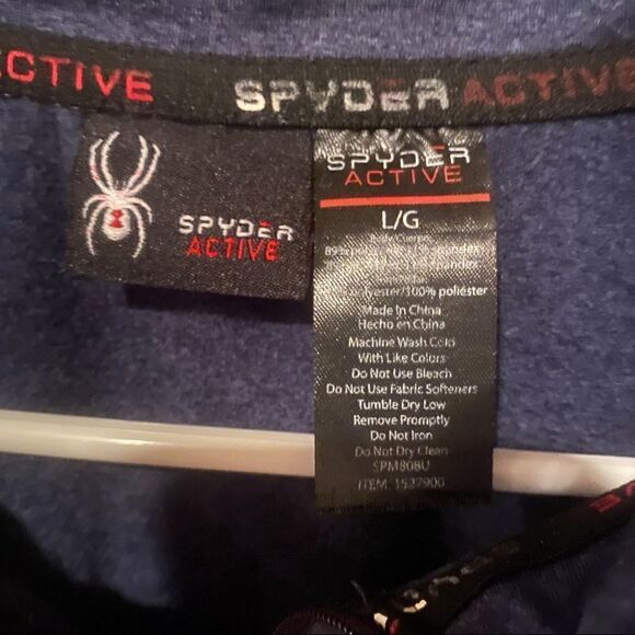 Spyder Half Zip Pullover Jacket - Picture 4 of 9